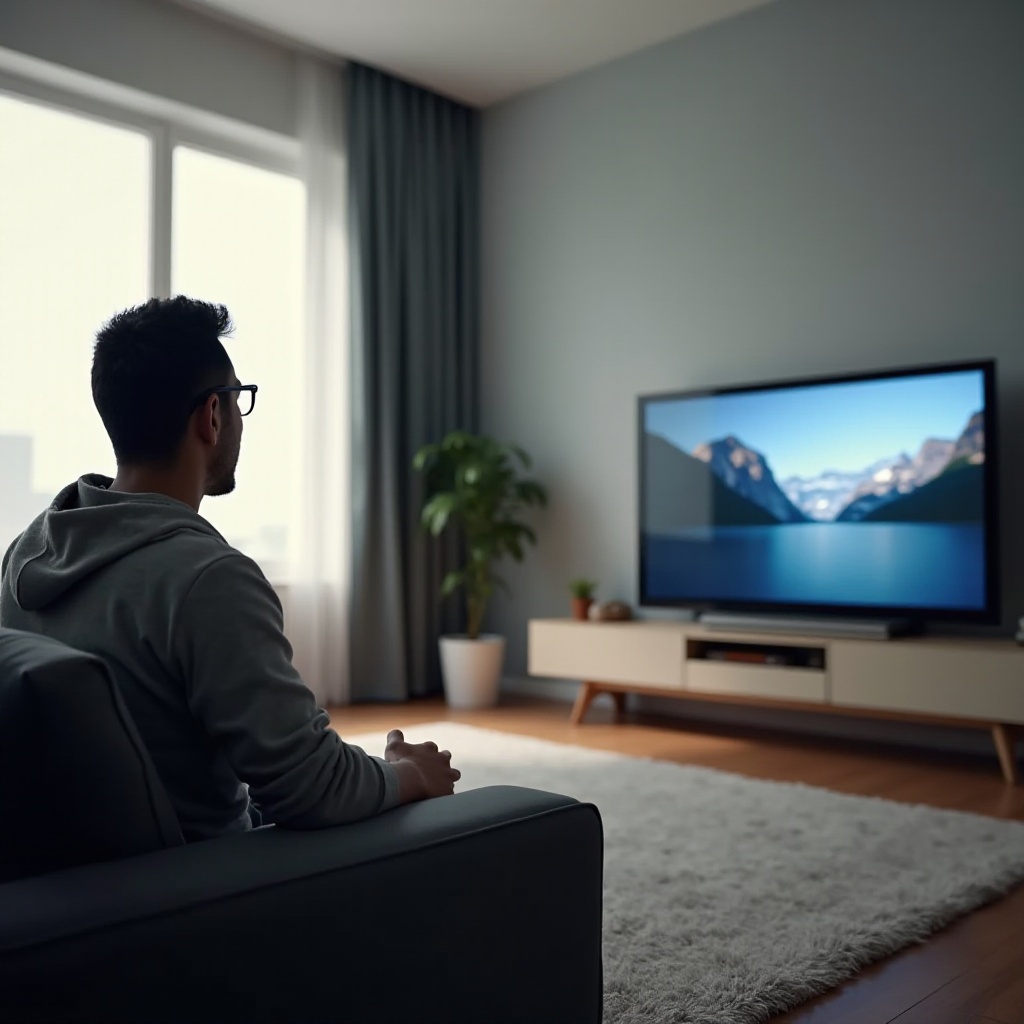 gambar tv samsung bergoyang