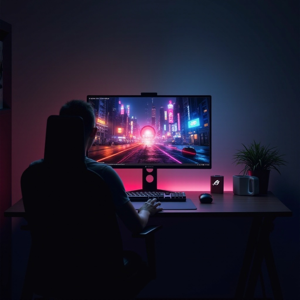 best monitor for rog ally
