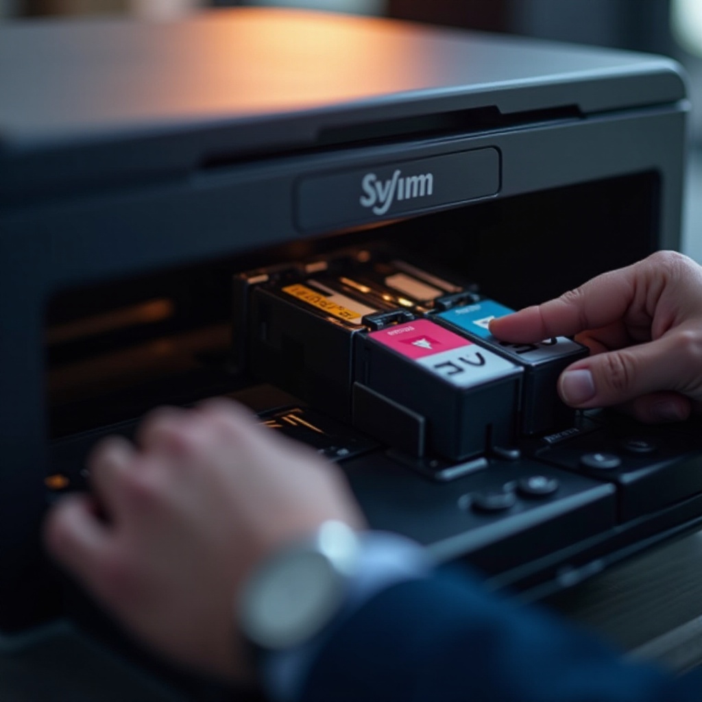 jak naprawić tusz do drukarki