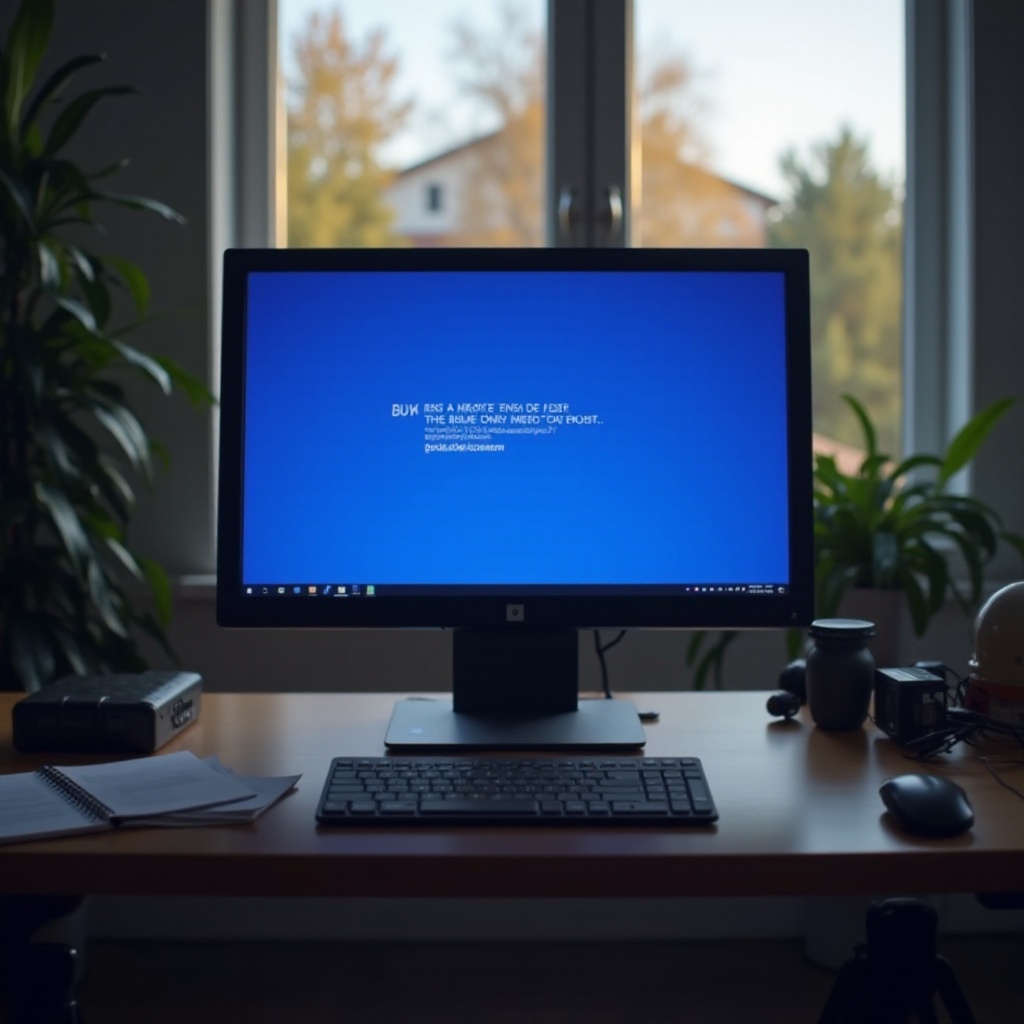 お使いのPCは問題が発生し、再起動が必要です