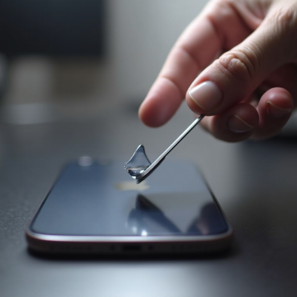 how to override liquid detection iphone