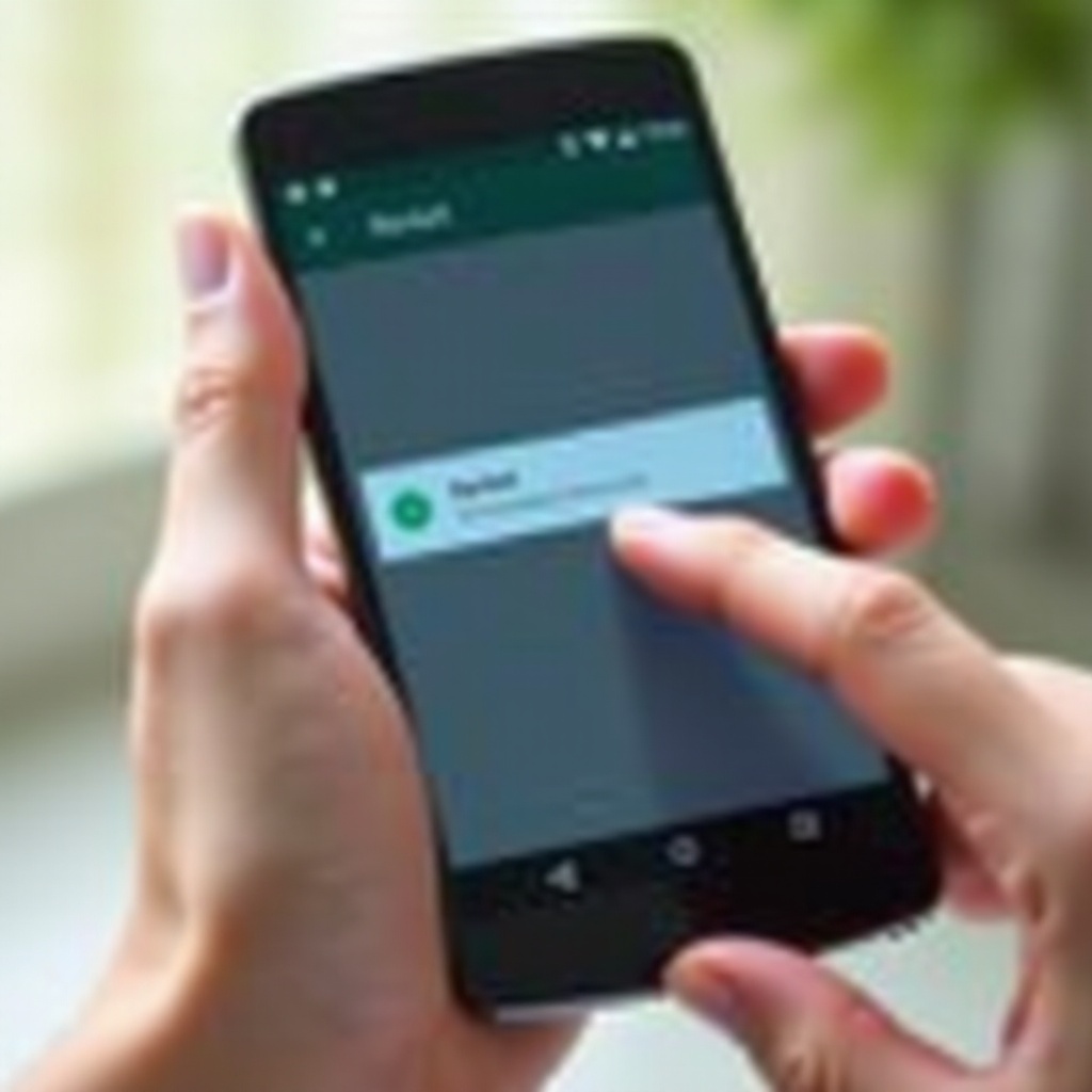 cara me-reboot android