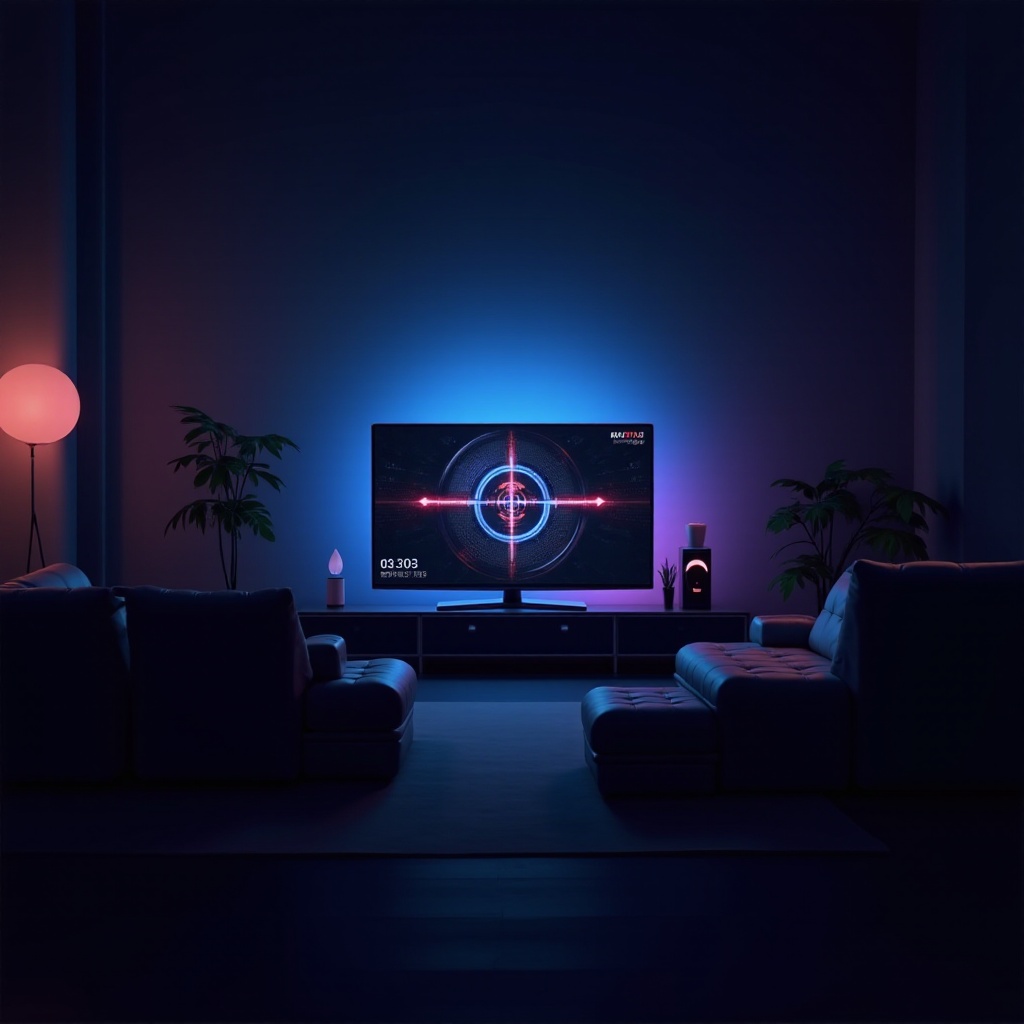 gaming-tv met kruisdraden