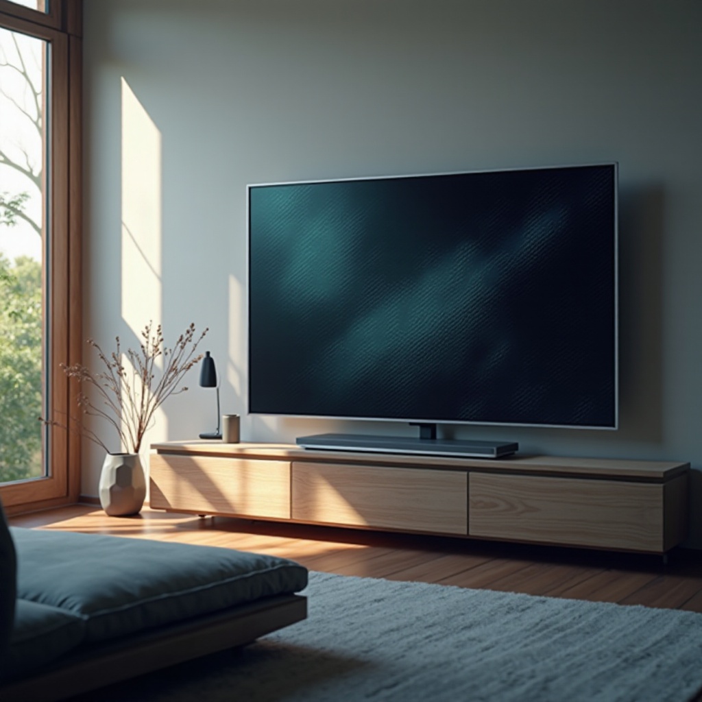 gambar tv samsung bergoyang