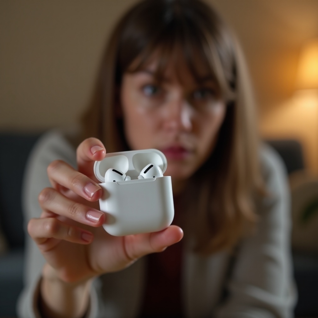 hoe vind je een airpod als deze leeg is