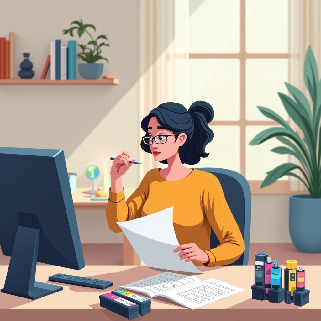 jak naprawić tusz do drukarki