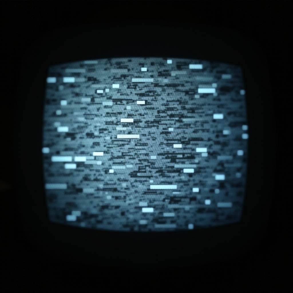 what causes tv static