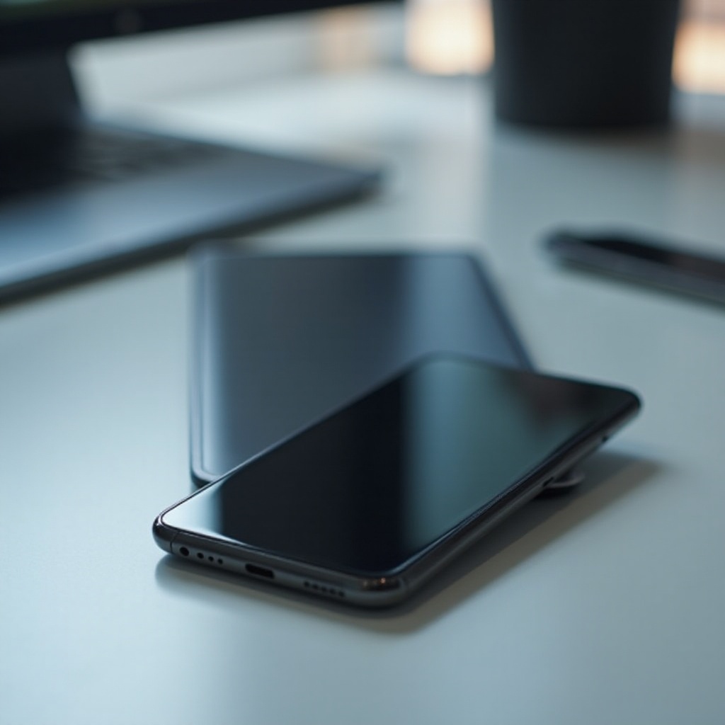 Samsung-puhelimeni näyttö on musta