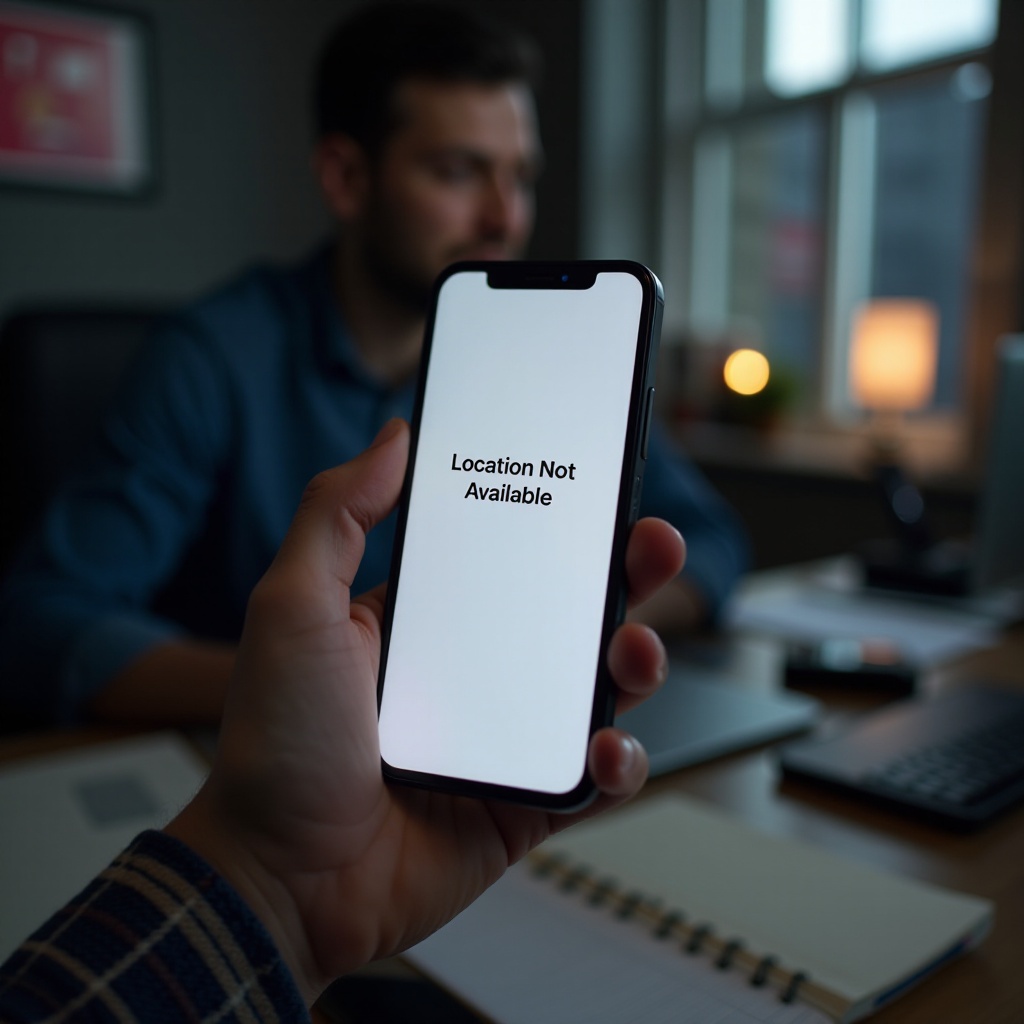 lokasi tidak tersedia di iPhone