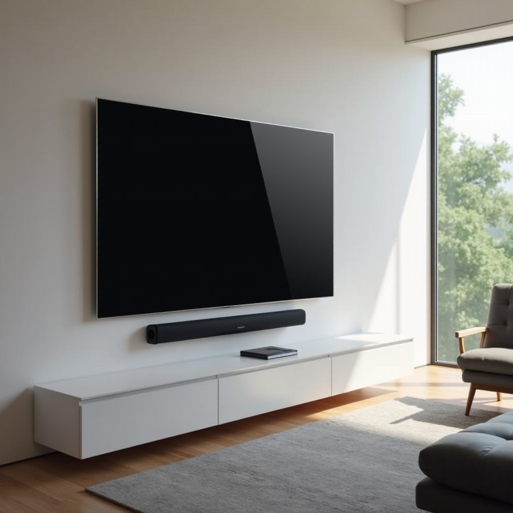 äänipalkki seinään kiinnitettävälle televisiolle