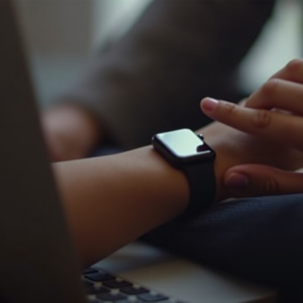 Apple Watchのタッチスクリーンが作動しない
