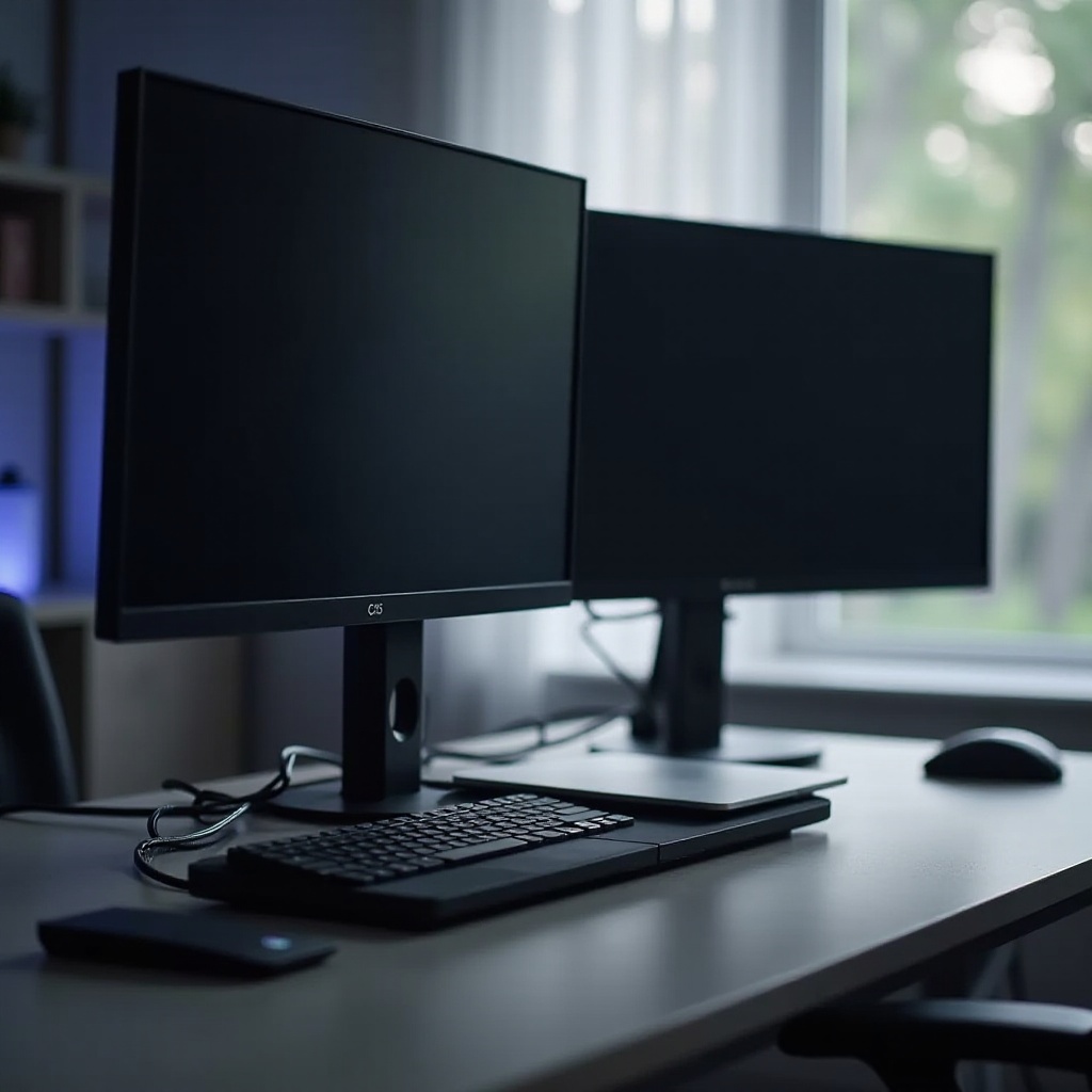 stasiun dok untuk 4 monitor