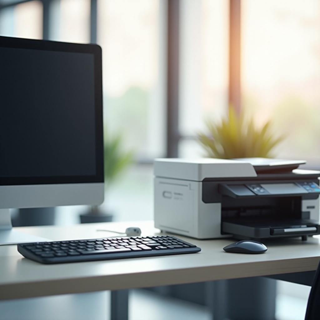 cara mengakses printer di salve