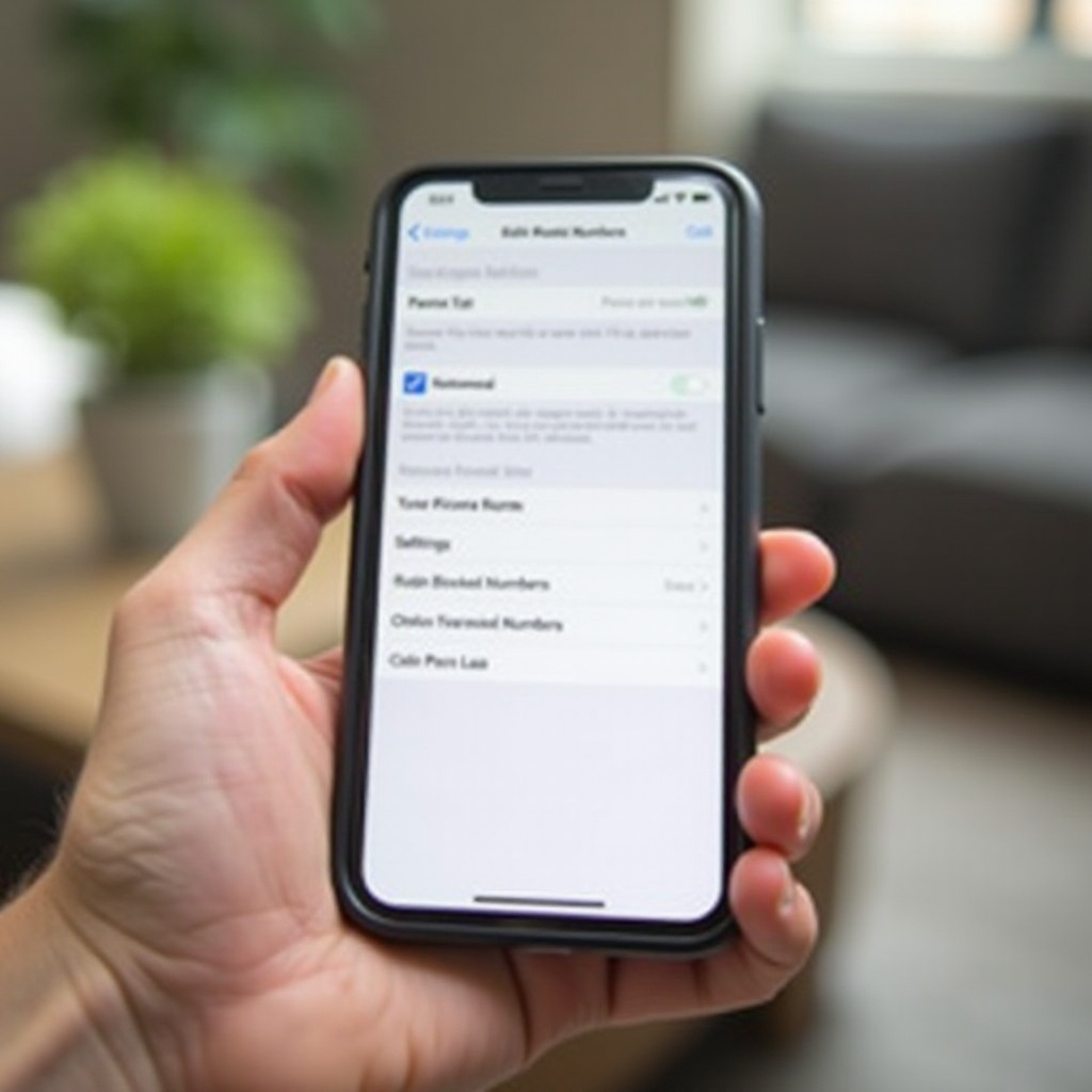 cara membuka blokir nomor tak dikenal di iphone