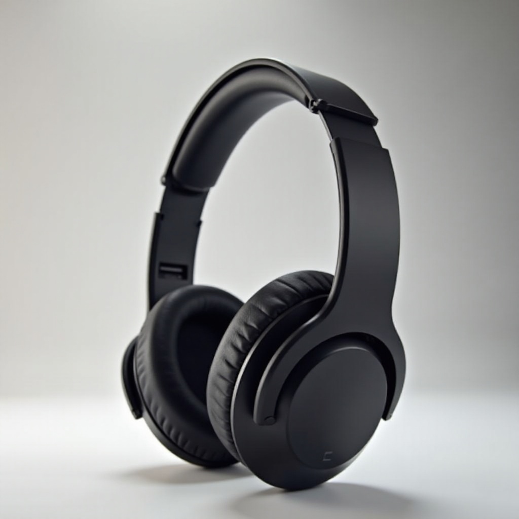 작은 머리를 위한 오버이어 헤드폰